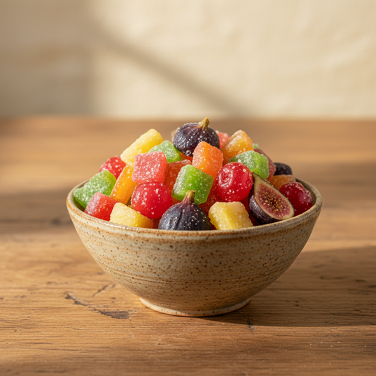 Fruta confitada